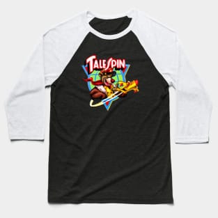 Talespin, Baloo Logo Plane Baseball T-Shirt